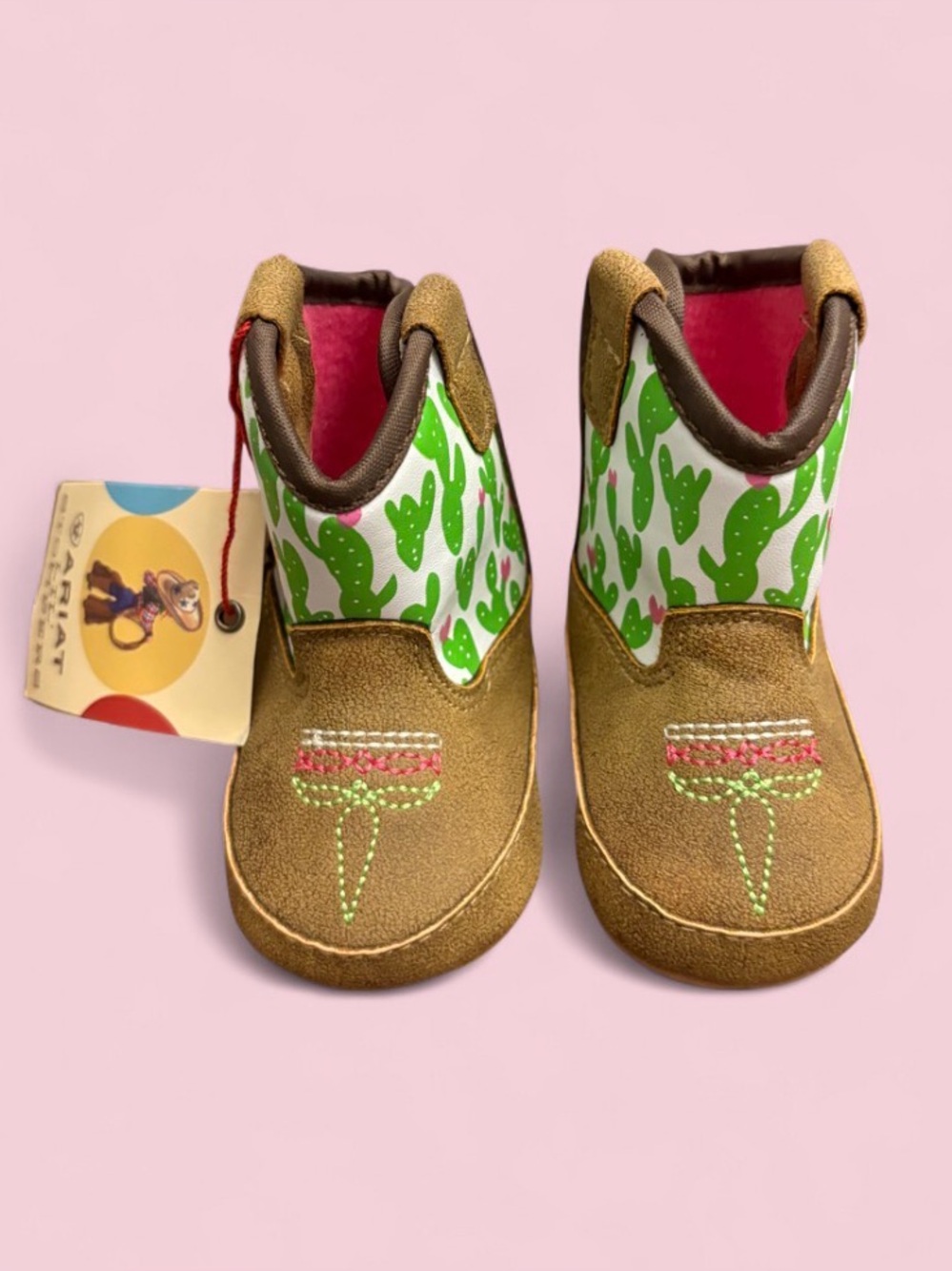 Ariat Lil’ Stompers Baby Cowboy Boots Size 00 NWT